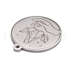 Non-Tarnish 304 Stainless Steel Pendants STAS-C032-07P-2
