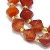 Natural Banded Agate Beads Strands G-I376-B20-01-3