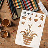 Plastic Drawing Painting Stencils Templates DIY-WH0396-488-3