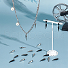 Unicraftale 40Pcs 2 Colors Stainless Steel Pendants STAS-UN0052-83-4