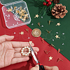 Unicraftale Star 201 Stainless Steel Stud Earring Findings STAS-UN0054-75G-4