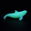 Whale Shaped Plastic Decorations DIY-F066-18-1