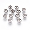 Tarnish Resistant 201 Stainless Steel European Beads STAS-P220-07P-1