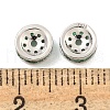 925 Sterling Silver Micro Pave Cubic Zirconia Beads STER-U002-16B-P-2
