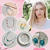 AHADERMAKER 160Pcs 16 Styles Transparent Spray Painted Glass Beads GLAA-GA0002-02-6