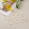 Craftdady Brass Wine Glass Charm Rings KK-CD0001-05-7