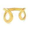 304 Stainless Steel Open Cuff Rings for Women RJEW-Z043-02B-2