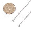 304 Stainless Steel Slider Necklace Makings AJEW-JB01258-02-2