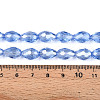 Electroplate Glass Beads Strands EGLA-R008-11x8mm-6-4