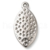 304 Stainless Steel Pendant Rhinestone Settings STAS-I310-20P-1