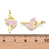 304 Stainless Steel Enamel Pendants STAS-N115-01D-G-3