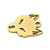 Ion Plating(IP) 201 Stainless Steel Charms STAS-M015-12G-2