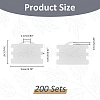 100Pcs Paper Bracelet Display Cards CDIS-WH0027-11A-01-2