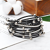 PU Leather Multi-layered Bracelets WG13214-01-1