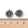 304 Stainless Steel Enamel Charms STAS-M102-19P-04-3