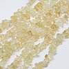 Natural Citrine Beads Strands X-G-F328-13-1