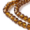 Transparent Glass Beads Strands GLAA-C019-01B-07-3