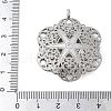 304 Stainless Steel Pendants STAS-S162-08P-3