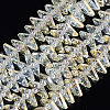 Electroplate Glass Beads Strands EGLA-S176-05B-B09-1