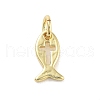 Rack Plating Brass Pendants X-KK-M293-03G-1