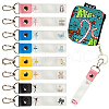 PU Leather & Cotton Name Marker Keychain AJEW-WH0514-033-1