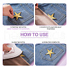 Star Computerized Embroidery Polyester Iron On Patches PATC-TAC0001-02-5