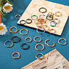 30Pcs 15 Style 316L Surgical Stainless Steel Huggie Hoop Earrings for Girl Women EJEW-TA0001-11-6