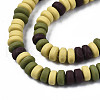 Handmade Polymer Clay Beads Strands CLAY-N008-008W-5