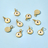 BENECREAT Brass Enamel Charms KK-BC0004-59-4