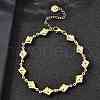 304 Stainless Steel Link Bracelets for Women BJEW-P354-04C-G-1