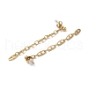 304 Stainless Steel Dangle Stud Earrings for Women EJEW-Q781-25G-2