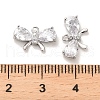 Brass Glass Charms KK-C054-21P-3