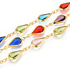 Brass Teardrop Link Chains CHC-N023-09E-G-1