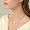 GOMAKERER 8Pcs 2 Colors Brass Pendants KK-GO0001-68-7