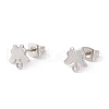 Non-Tarnish 201 Stainless Steel Stud Earring Findings EJEW-A071-22P-1