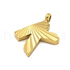 Ion Plating(IP) 304 Stainless Steel Charms STAS-G345-01G-K-2
