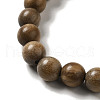 Wood Bead Bracelets BJEW-B080-32-3