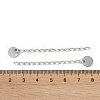 Non-Tarnish 304 Stainless Steel Chain Extender STAS-I304-26B-P-3