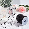 SUNNYCLUE 1 Roll Plastic Round Beaded Link Chains DIY-SC0024-96A-4