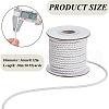 SUNNYCLUE 1 Roll 10M Round Braided Cowhide Cords WL-SC0001-03D-2