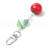 Tomato Resin Pendant Decoration HJEW-JM02598-4