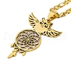 304 Stainless Steel Necklaces NJEW-Q338-13G-3