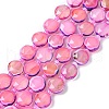 Natural Fire Crackle Agate Beads Strands G-C116-A86-01C-2
