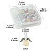 30Pcs Angel Acrylic & Glass Pendant PALLOY-FZ00016-4
