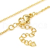 Brass Clear Cubic Zirconia Bowknot Pendant Necklaces NJEW-F326-03G-3