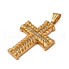304 Stainless Steel Pendants STAS-C129-03A-G-2