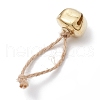 Iron Bell Pendant Decoration HJEW-JM02250-01-4