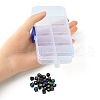 500Pcs 5 Styles Opaque Acrylic Beads MACR-YW0002-44-3