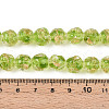Handmade Gold Foil Glass Beads Strands FOIL-N029-04C-4