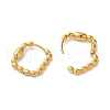 Brass Hoop Earrings EJEW-M261-01G-05-1-2